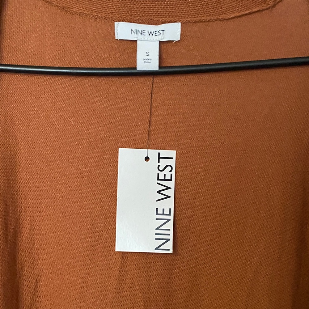 Nine West Terracotta Knit Top